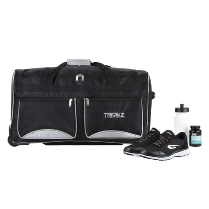 Travel bag on wheels TravelZ Wheelbag 90 Black