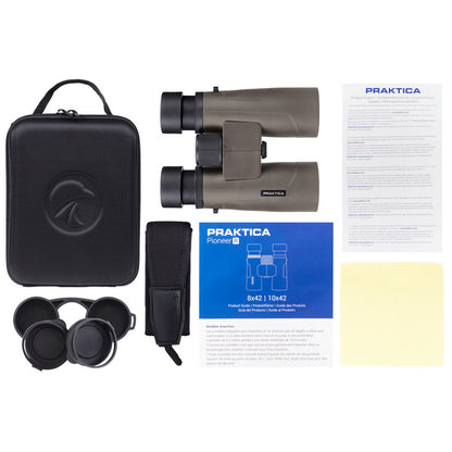 Binoculars Praktica Pioneer R 10x42 WP Umber (PRA244) Refurbished