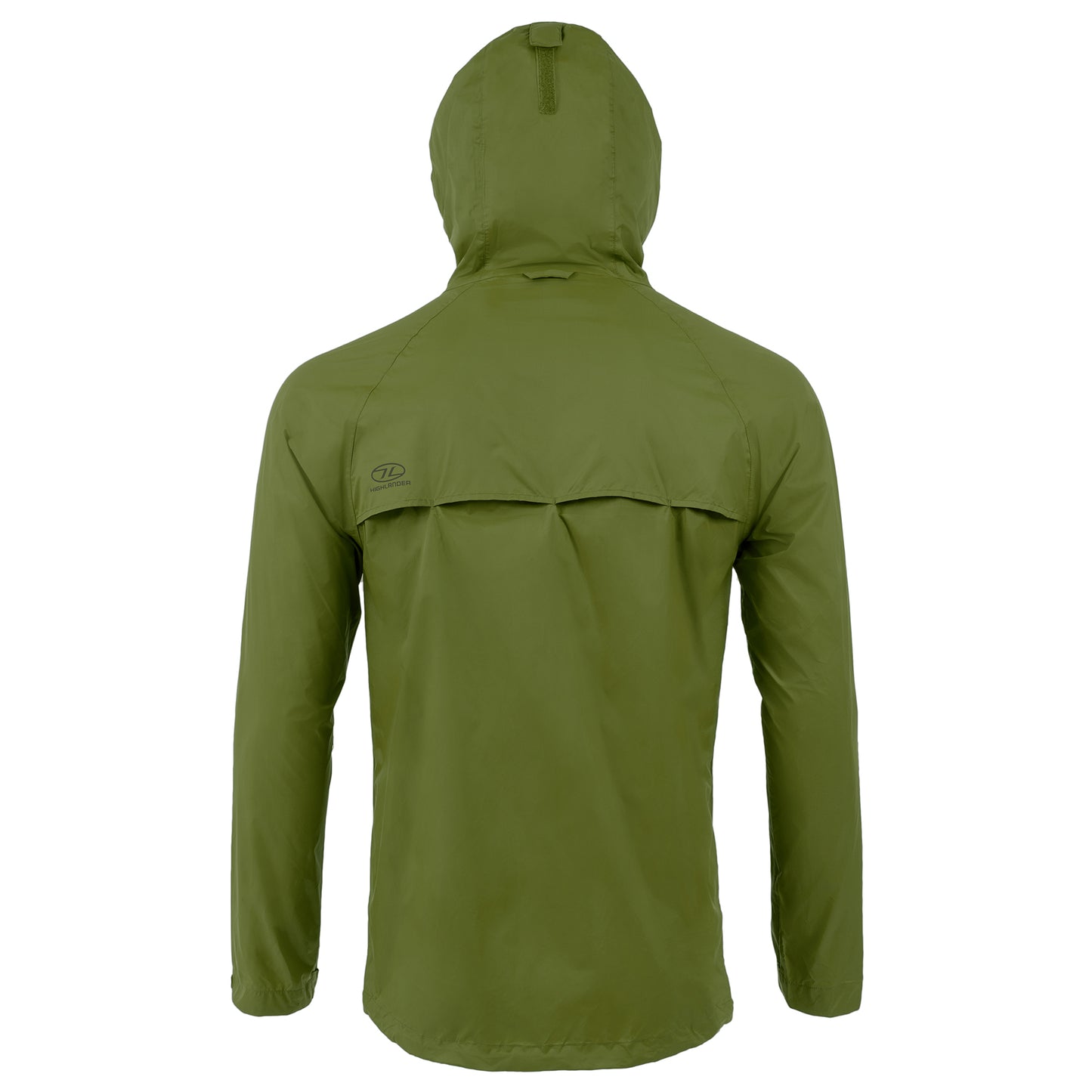 Men's Windbreaker Highlander Stow &amp; Go Pack Away Rain Jacket 6000 mm Olive XXL (JAC077-OG-XXL)