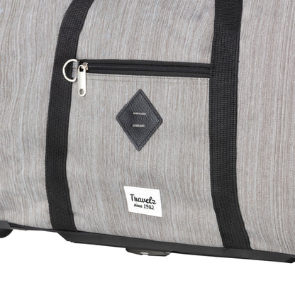 TravelZ Hipster 51 Grey Wheeled Travel Bag