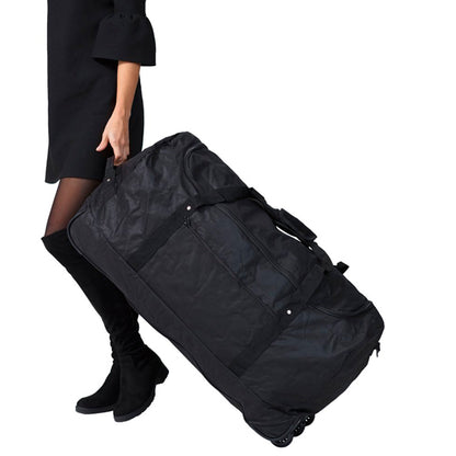 Travel bag on wheels TravelZ Wheelbag 100 Black