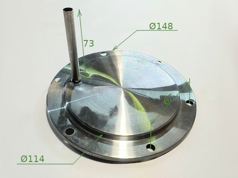 d148 мм 6 болтов 1,2 кВт керамического