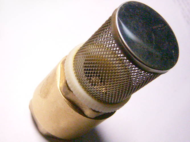 обратный клапан дюйм с сеткой