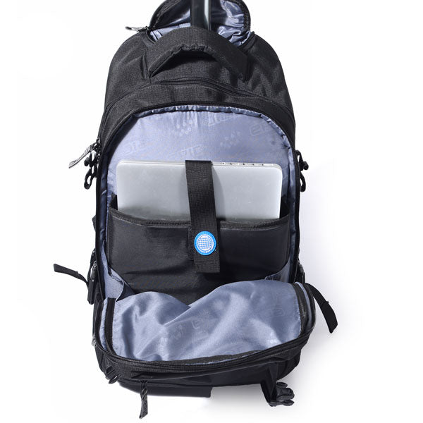 Epic Explorer 34 Slim Black Wheeled Backpack