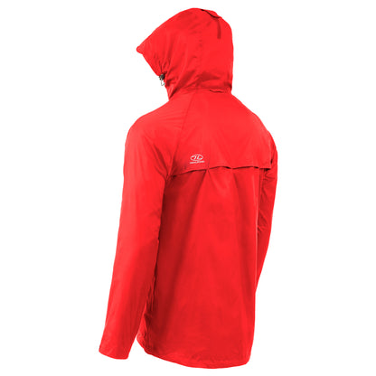 Men's windbreaker Highlander Stow &amp; Go Pack Away Rain Jacket 6000 mm Red L (JAC077-RD-L)