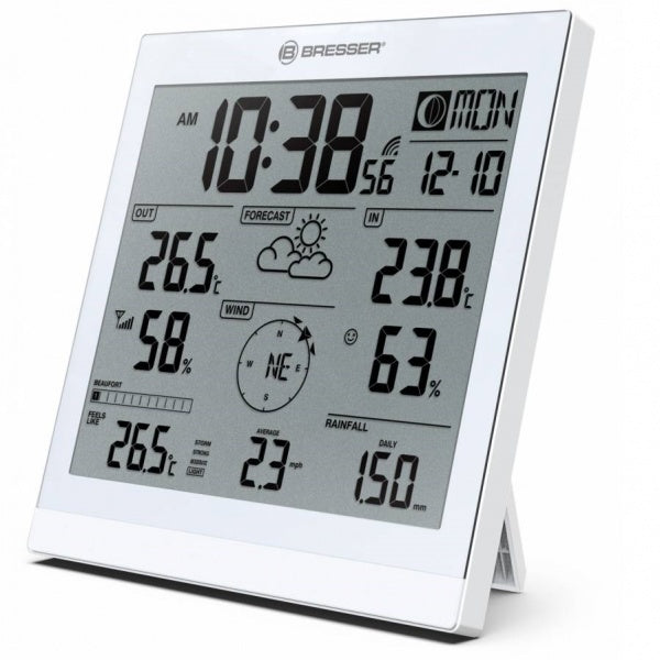 Weather Station Bresser Weather Center JC XXL 5-in-1 White