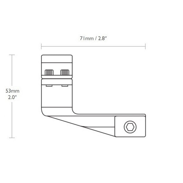 Rings Hawke Reach Forward 30mm/Weaver/High extension 2" (22127)