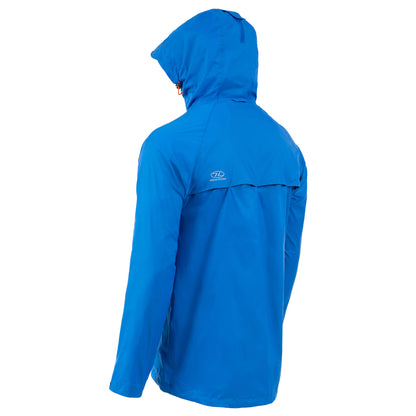 Men's Windbreaker Highlander Stow &amp; Go Pack Away Rain Jacket 6000 mm Blue M (Special Offer)