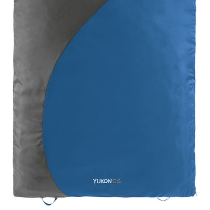 Sleeping bag Ferrino Yukon SQ/+10°C Blue/Grey (Right)
