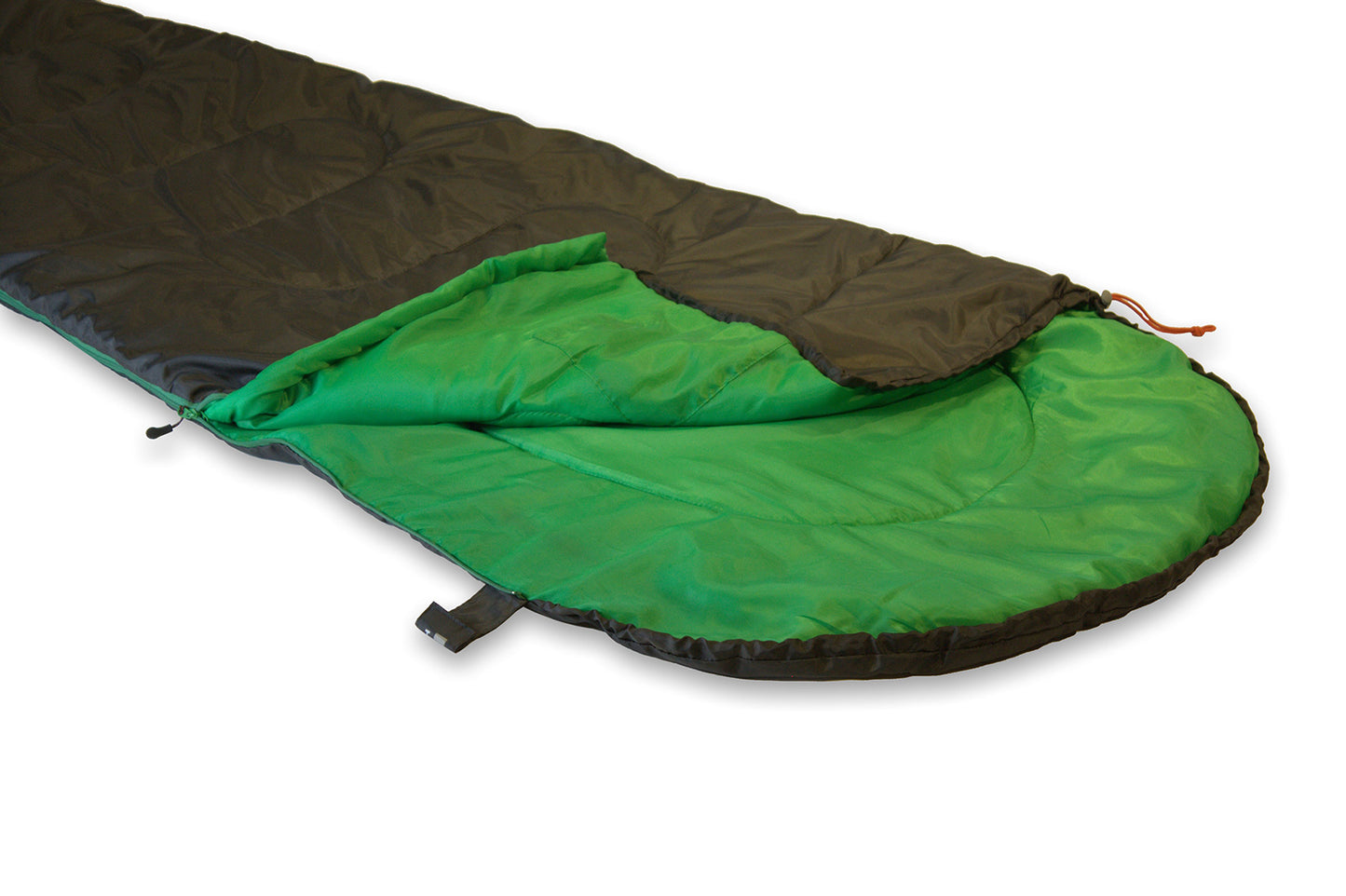 Sleeping bag High Peak Easy Travel/+5°C Anthra/Green Left (20068)