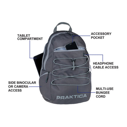 City backpack Praktica Travel 15 Grey
