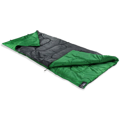 Sleeping bag High Peak Patrol/+7°C Anthra/Green Left (20048)
