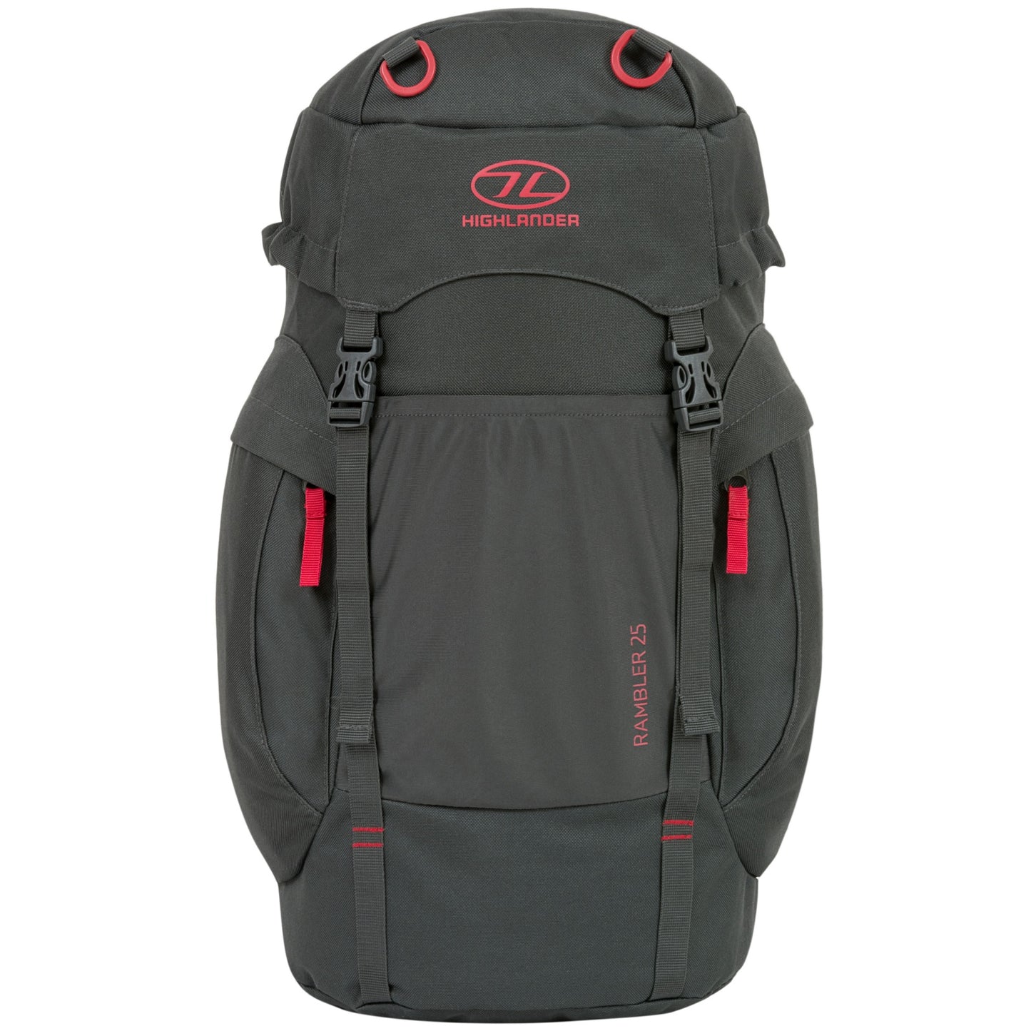 Highlander Rambler 25 Black Travel Backpack