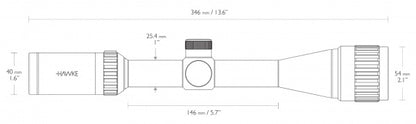 Hawke Vantage 4-12x40 AO (30/30 Duplex) optical sight