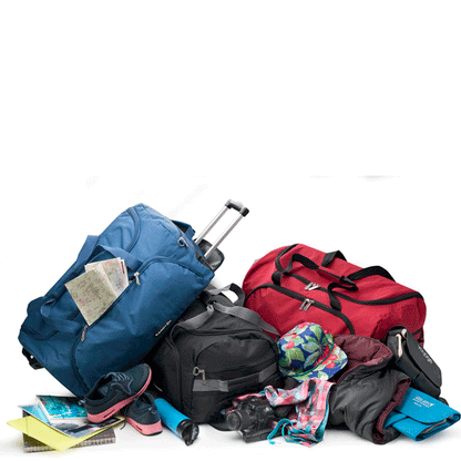 Travel bag on wheels CarryOn Daily 77 Blue