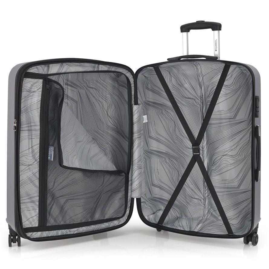Suitcase Gabol Alabama (L) Silver (121847-022)