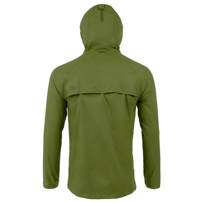 Men's windbreaker Highlander Stow &amp; Go Pack Away Rain Jacket 6000 mm Olive M (JAC077-OG-M)