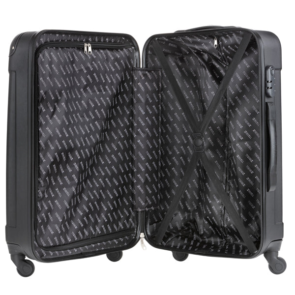 Suitcase TravelZ Light (L) Black