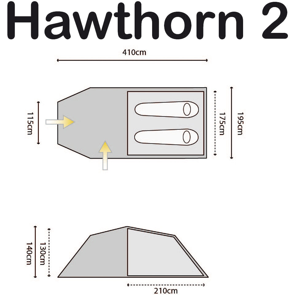 Highlander Hawthorn 2 Olive Tent