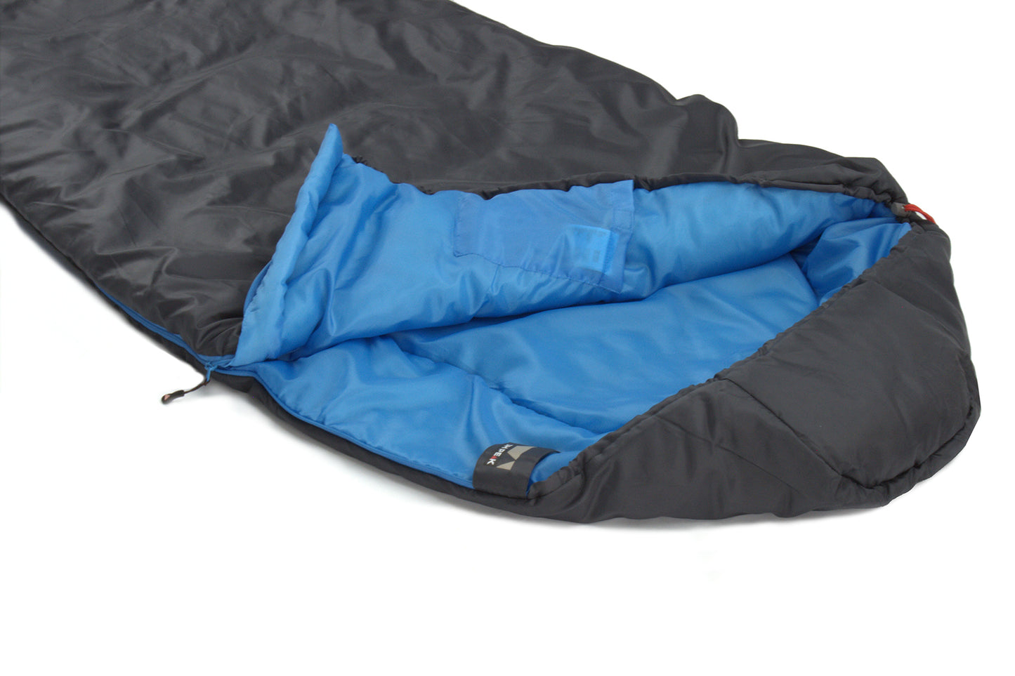 Sleeping bag High Peak Lite Pak 1200/+5°C Anthra/Blue Left (23277)