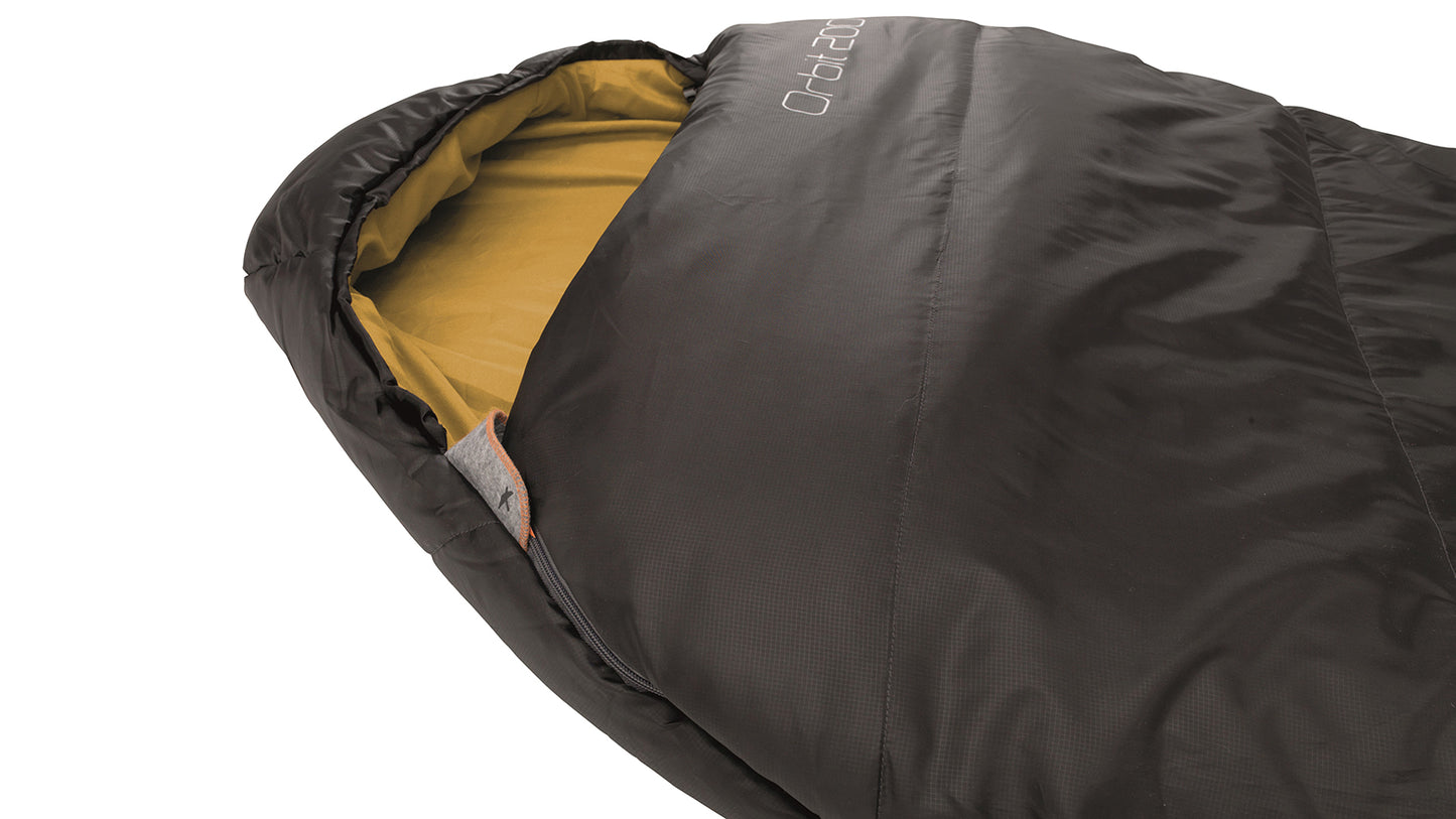 Sleeping bag Easy Camp Orbit 200/-1°C Black (Right)
