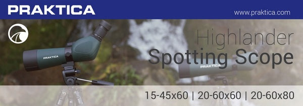 Spotting scope Praktica Highlander 20-60x60/45 WP+tripod
