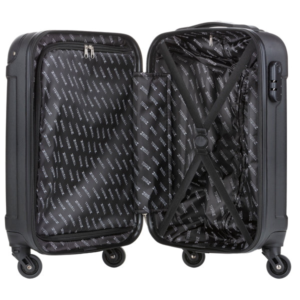 Suitcase TravelZ Light (S) Black