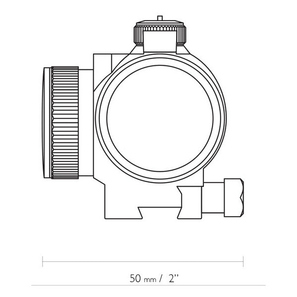 Hawke Vantage Red Dot 1x25 (9-11mm) collimator sight