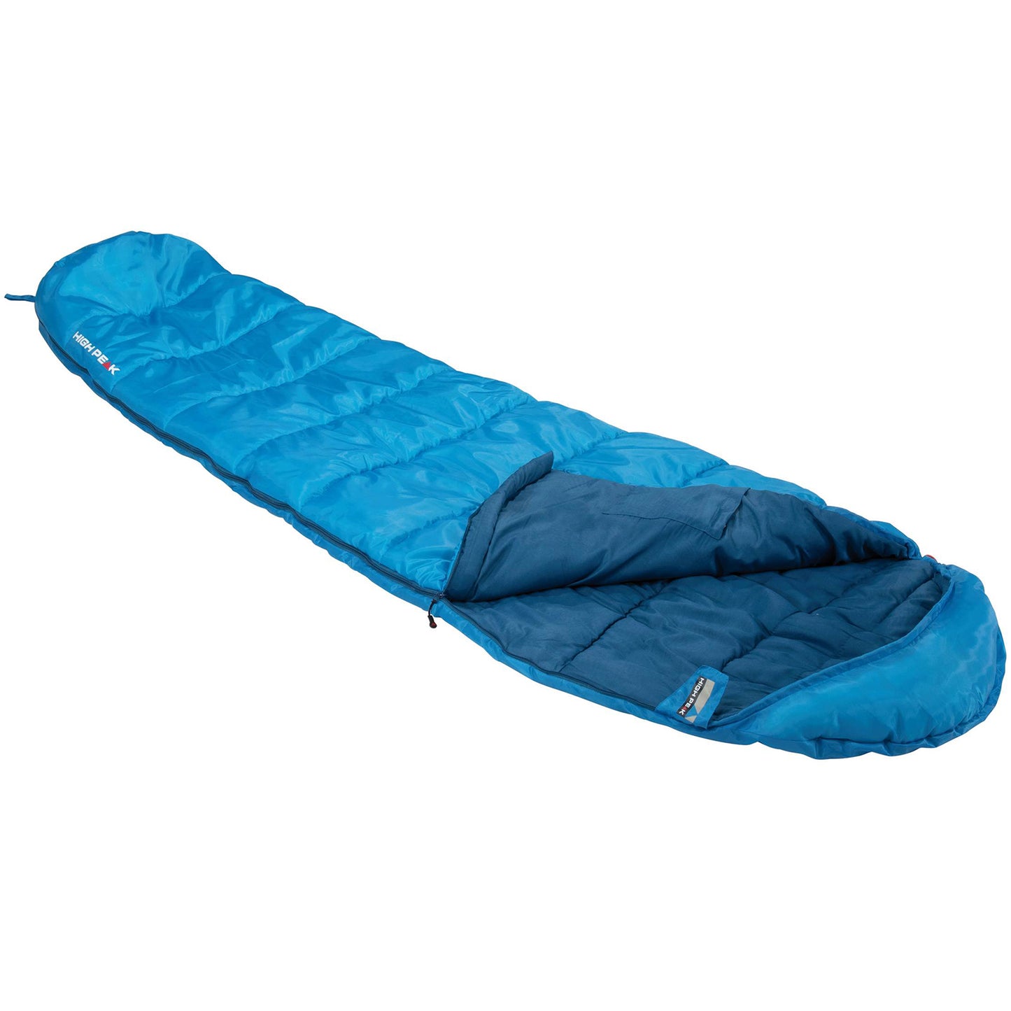 Sleeping bag High Peak Trek 2/+2°C Blue/Dark Blue Left (23095)