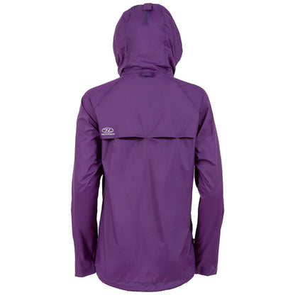 Women's Windbreaker Highlander Stow &amp; Go Pack Away Rain Jacket 6000 mm Purple XL (Special Offer)