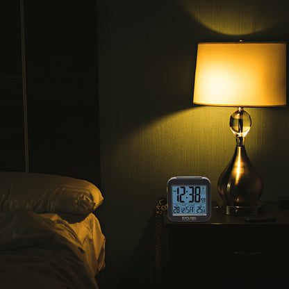 Explore Scientific Compact RC Alarm Black (RDC1008CM3000) Table Clock