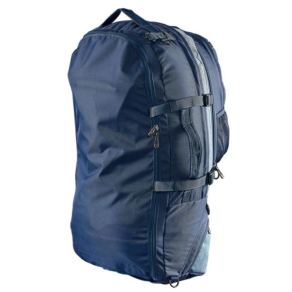 Caribee Jet pack 65 Navy travel backpack