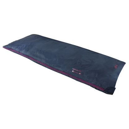 Sleeping bag Highlander Sleepline 250/+5°C Floral Blue (Left)