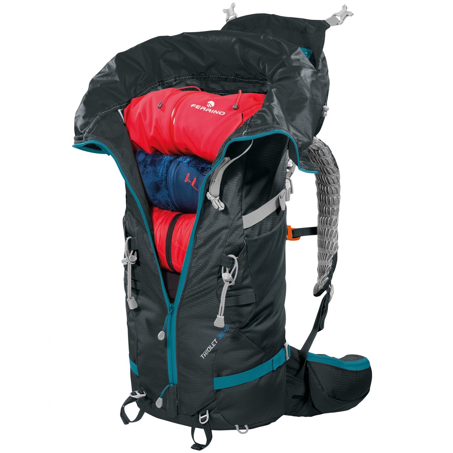 Travel backpack Ferrino Triolet 32+5 Black (75581LCC)