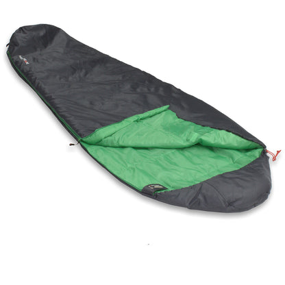 Sleeping bag High Peak Lite Pak 800/+8°C Anthra/Green Left (23272)
