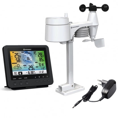 Weather Station Bresser Weather Center Wi-Fi 5-in-1 Profi Sensor Black