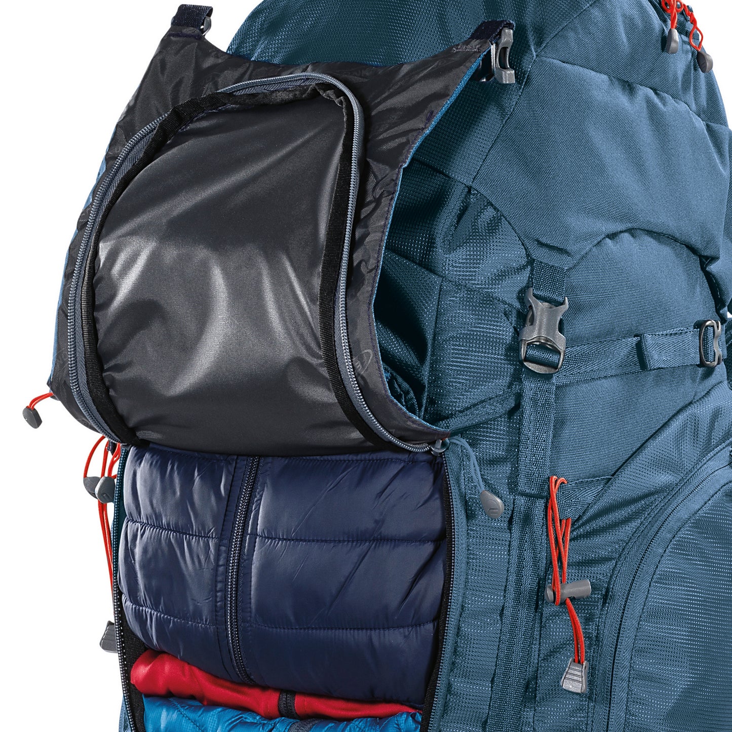 Backpack tourist Ferrino Transalp 100 Blue/Yellow (75691EBG)