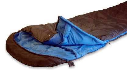 Sleeping bag High Peak TR 300/0°C Anthra/Blue Right (23063)