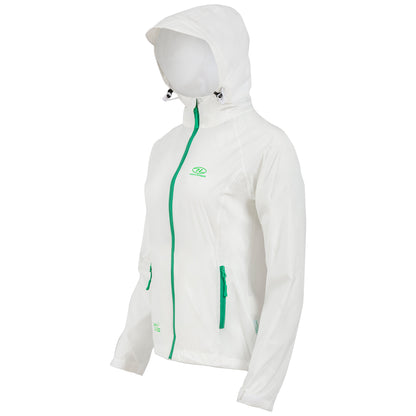 Windbreaker Highlander Stow &amp; Go Pack Away Rain Jacket 6000 mm White M (JAC077L-WE-M)