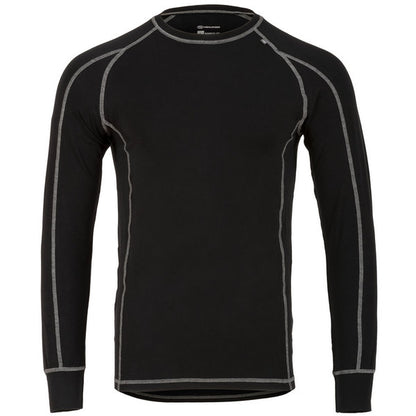 Highlander Bamboo 190 Mens Long Sleeve Thermal T-Shirt Black M