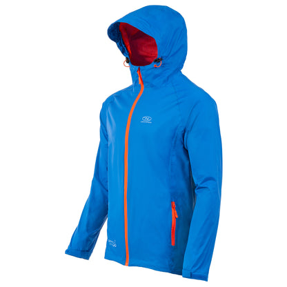 Men's Windbreaker Highlander Stow &amp; Go Pack Away Rain Jacket 6000 mm Blue L (Special Offer)