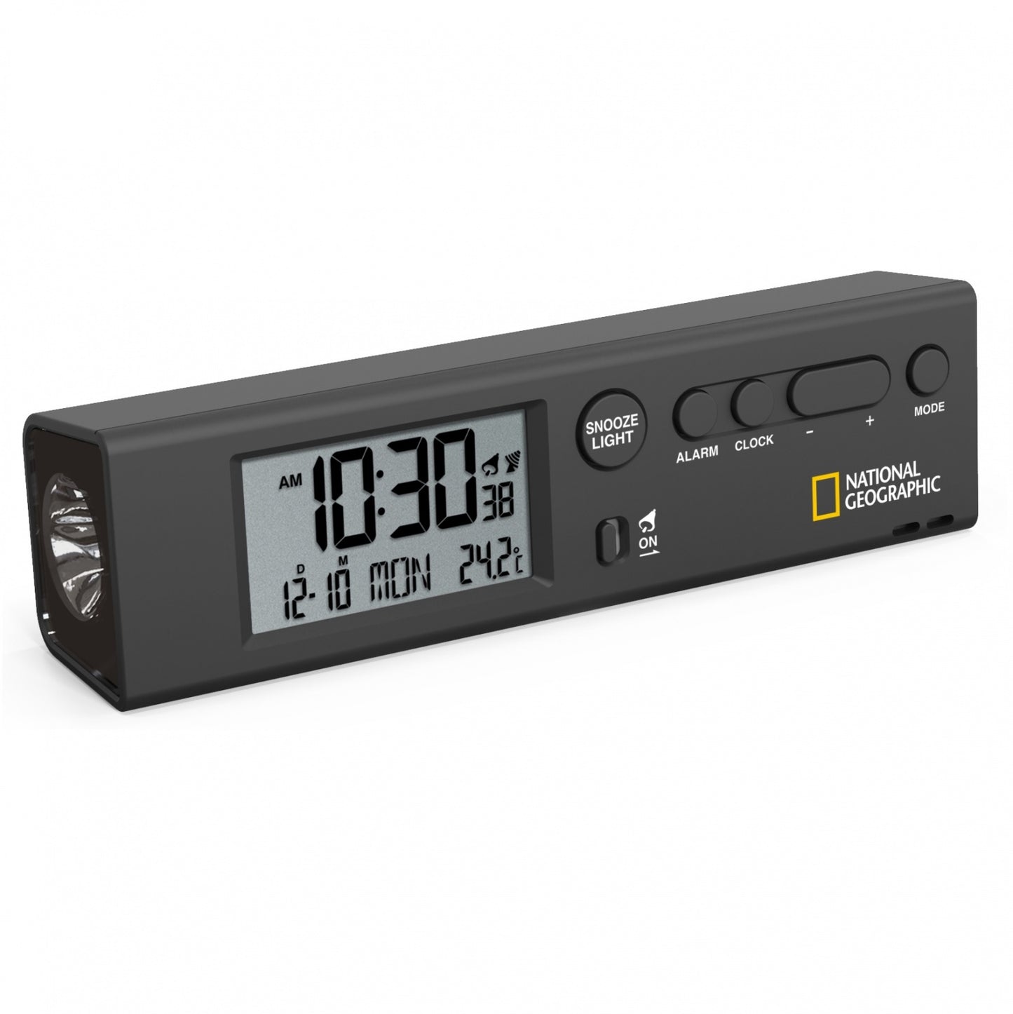 National Geographic Thermometer Flashlight Black (Special Offer) Watch