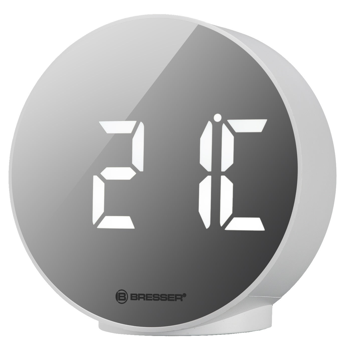 Table clock Bresser MyTime Echo FXR White (8010071GYEWHI)