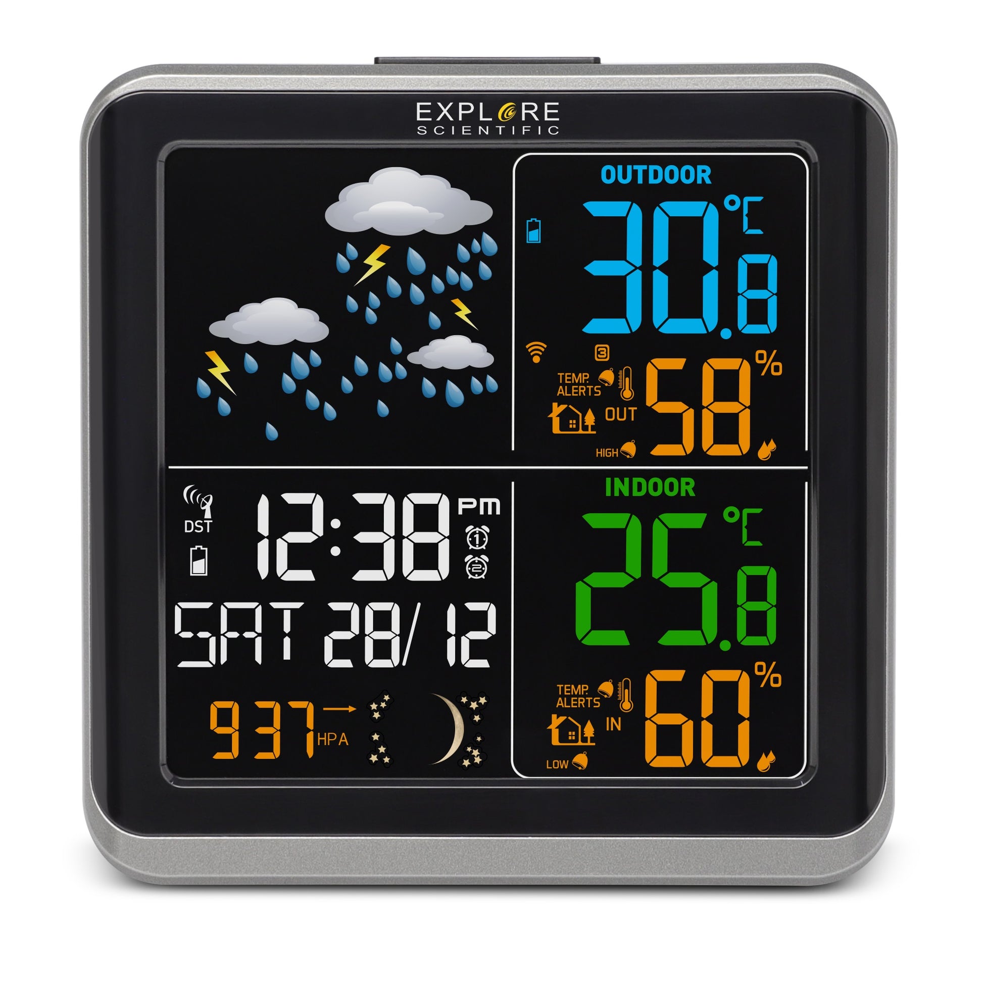 Метеостанция Explore Scientific Color WSH4008 (WSH4008LC2000)