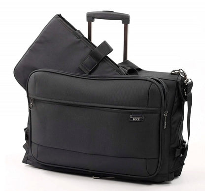 Travel bag on wheels Rock Deluxe Carry-on Garment Carrier 41 Black