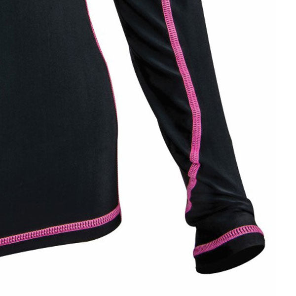 Highlander Pro Comp Womens Long Sleeve Thermal T-Shirt Black/Grey L