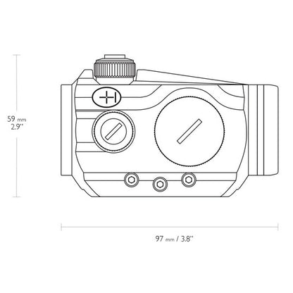 Hawke Vantage Red Dot 1x30 (Weaver) collimator sight