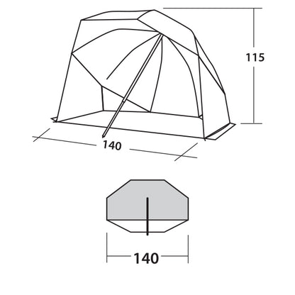 Beach tent Easy Camp Coast 50 Ocean Blue (120298)