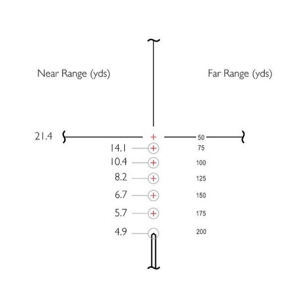 Hawke Vantage IR 3-9x40 Optical Sight (Rimfire .22 LR Subsonic R/G)