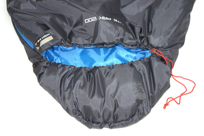 Sleeping bag High Peak Lite Pak 1200/+5°C Anthra/Blue Left (23277)